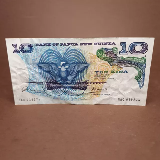 Bank of Papua New Guinea 10 KINA note