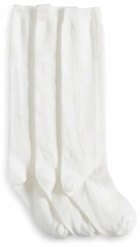 Big Girls'  School Uniform Knee High  (Pack, White, Size Large 5iYf