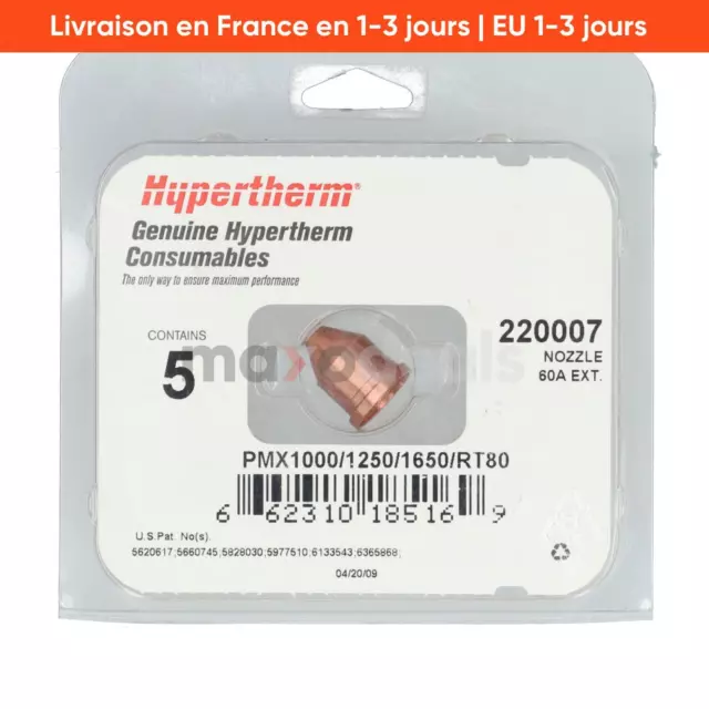 Hypertherm 220007  Nozzle New NFP  (5pcs)