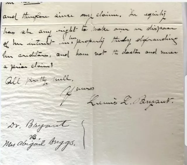 SIGNED 1888 Anti Quack Medicine Vostead Act Prohibition HARVARD CAMBRIDGE MA Doc 3