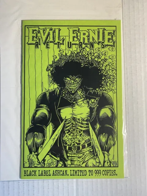 Chaos Comics Evil Ernie Returns Black Label Ashcan #/999 Limited Run