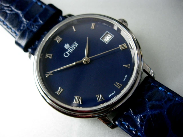 CHRIST SWISS MADE Herren Armbanduhr Uhr Datum 25 Jewels Automatik