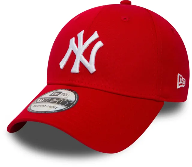 New York Yankees New Era 39Thirty League Basic Scarlet Stretch Fit Baseball Cap