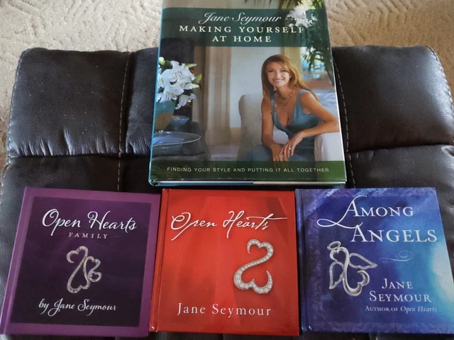Making Yourself at Home Book Jane Seymour, Open Hearts (Family), Among Angels HC