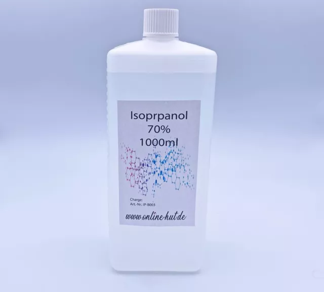 Online-Hut - Isopropanol - Klar - 70% - 1000 ml - IP-B003