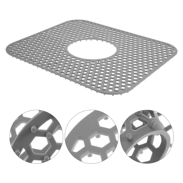 Tapis De Vidange En Silicone Pour Robinet D'évier, Protection Comptoir, 24,5x15,4 Cm, Plusieurs Couleurs