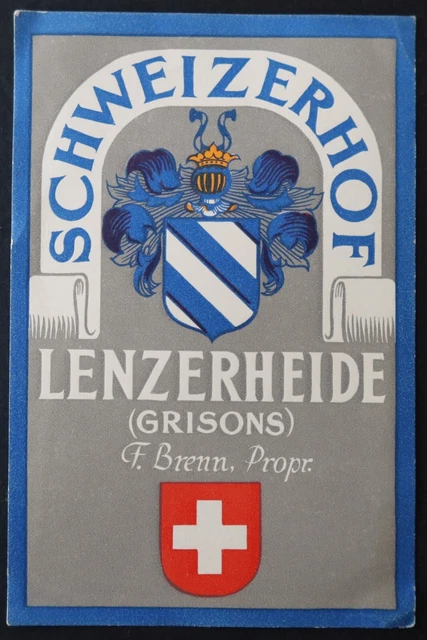 ANCIENNE ÉTIQUETTE HOTEL CENTRAL Leiden Holland luggage label 3 EUR 11