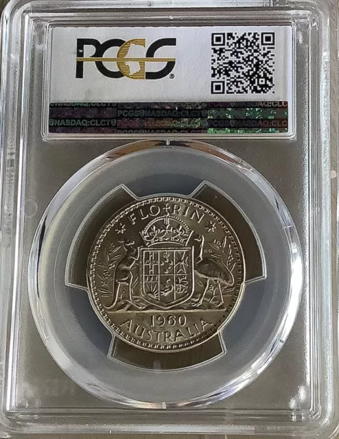 1960 florin pcgs MS63 graded