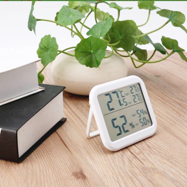 1pc Indoor Room  Electronic Thermometer And Hygrometer Large-screen Display