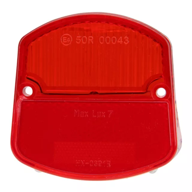 Rücklicht Glas Rücklichtglas rot für Zündapp R 50 Roller Sport Combinette KS 2