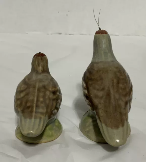 Vintage Ceramic Rosemeade “Quail” Salt And Pepper Shaker Set (See Desc.) 3