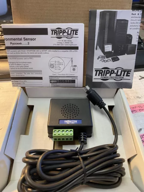 Tripp Lite EnviroSense Rack Environment Sensor Temperature & Humidity AC7816 NEW
