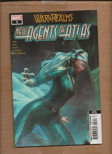 New Agents Of Atlas #3  2Nd Printing Variant Cover Marvel War Of Realms