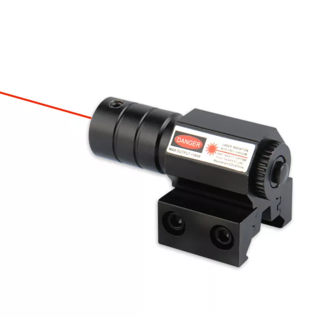 Hunting Red Green Dot Laser Sight For Picatinny Rail Rifle 11-20mm Weaver Mount