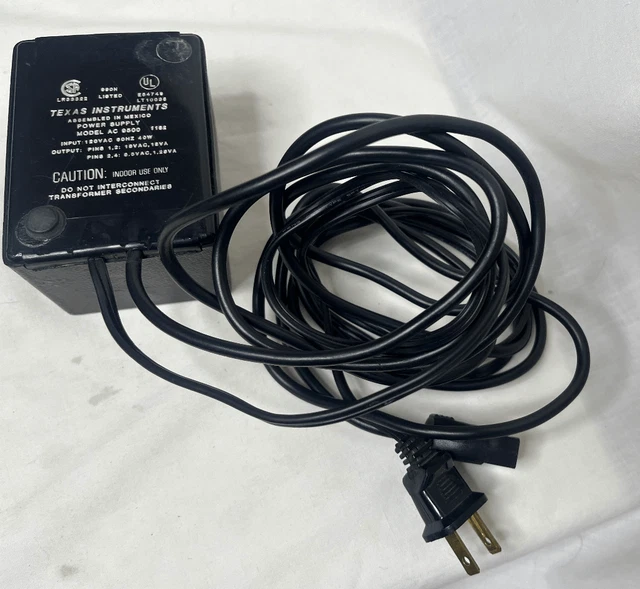 VINTAGE HTF TX Instruments T99 Computer Adapter Model AC9500 12pins
