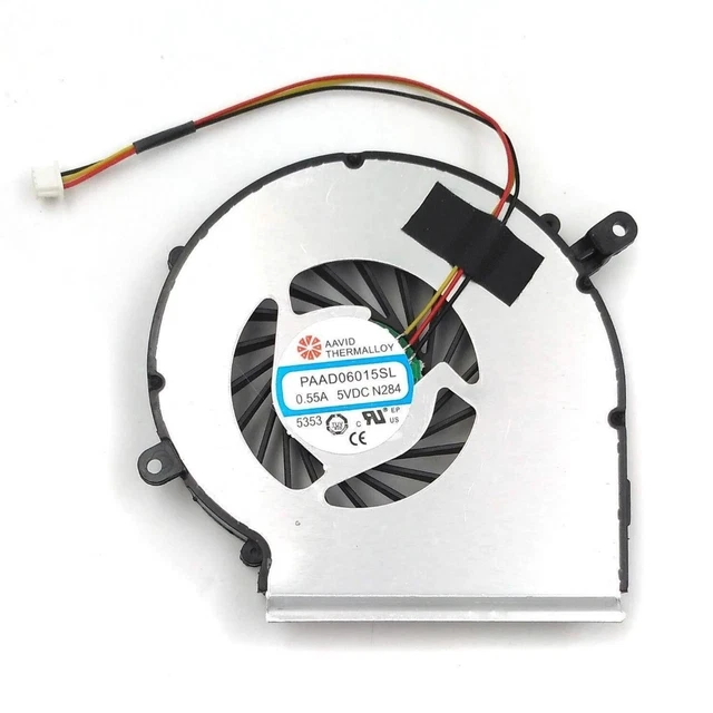 Ventola Fan CPU MSI GE62 GE72 PE60 PE70 GL62 GL72 (Versione 3 Pin) PAAD06015SL
