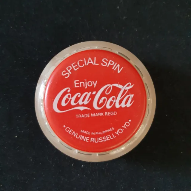1981 Russell Coca Cola Special Spin yoyo Coke
