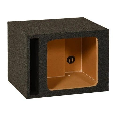 12 INCH KICKER Square Ported Vented Subwoofer Box Sub Enclosure Grey