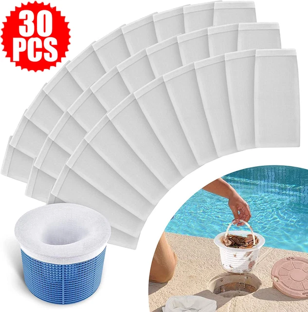 Pool Skimmer 30 X Socks Filter Pool Spa Savers for Baskets Net Filters Baskets