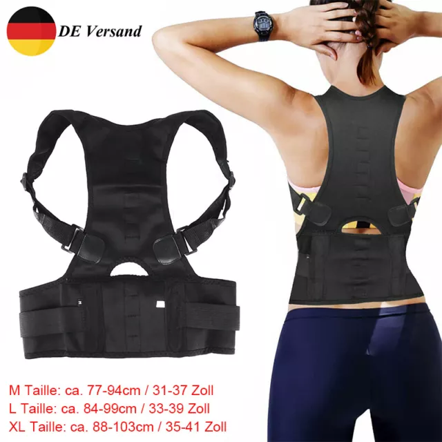 Rückenbandage Ergonomischer Rückenhalter Geradehalter Rückenstabilisator Gürtel