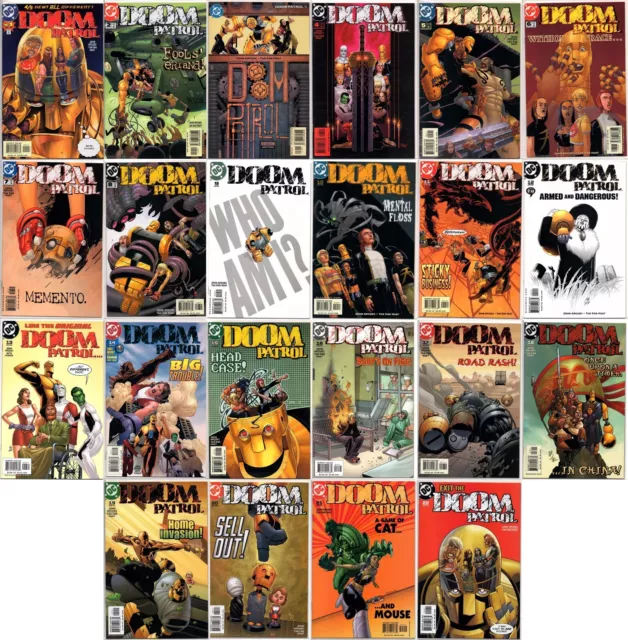 DOOM PATROL volume 3 #1-22 - 2001 DC Comic Complete Series