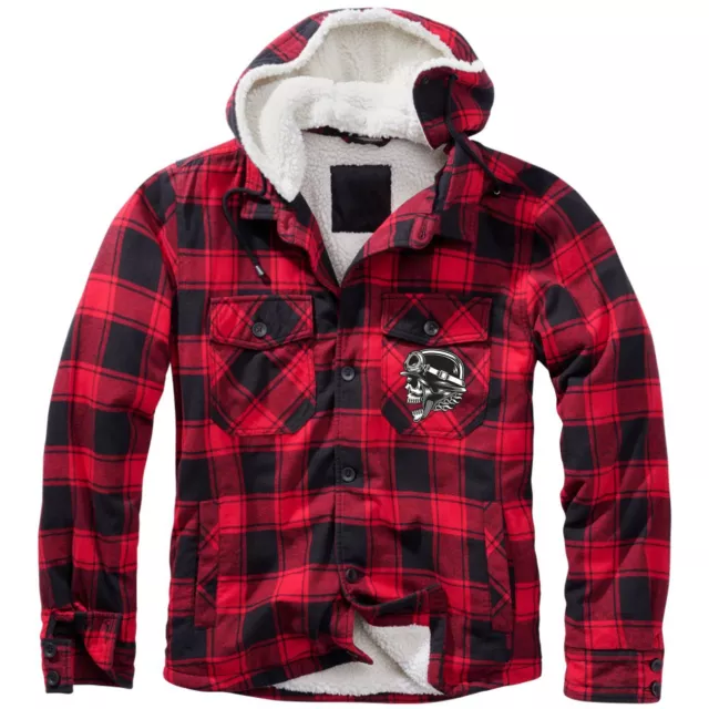 Lumberjacket mit Kapuze und Fell BIKER Motorrad Custom Motorcycles MC Oldschool