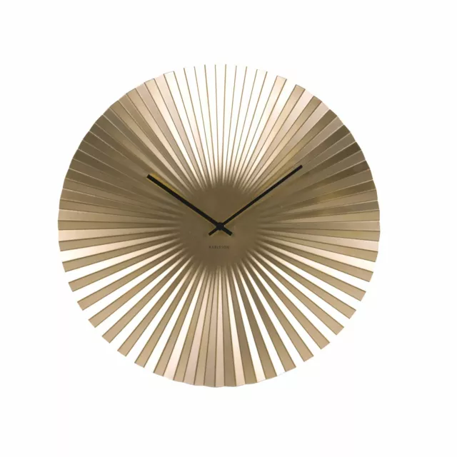 Karlsson Horloge design métal Sensu XL - Diam. 50 cm - Doré