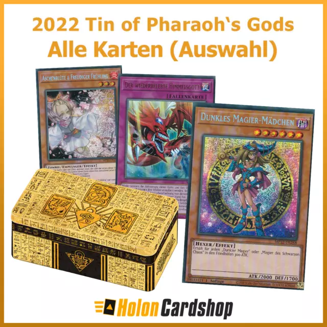 YuGiOh Mega Tin 2022 - Tin of the Pharaoh's Gods - Alle Karten Deutsch (Auswahl)