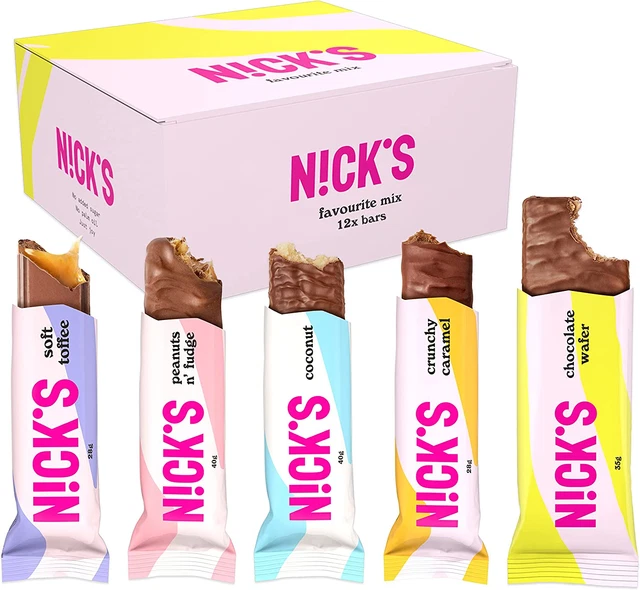 NICKS Mix Di Cioccolato Favorito Con Barrette Keto Snack Senza Zucchero