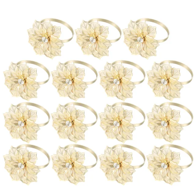 15 piezas anillo de servilleta de pedrería anillo de servilleta de fiesta anillo de toalla