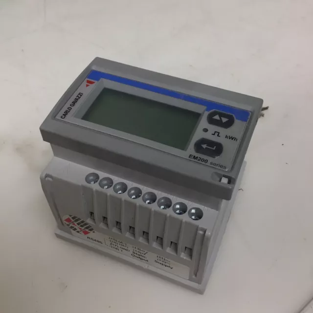 Carlo Gavazzi 3-Phasen LCD EM210 Energiemessgerät 5A RS485 EM21072DAV53XOSX Ref375