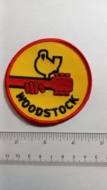 Vintage Sew-On Hippy Woodstock Patch  1970s