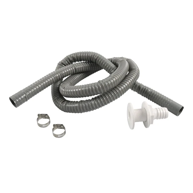 Installation de pompe de cale marine avec 2 colliers de serrage/plomberie de