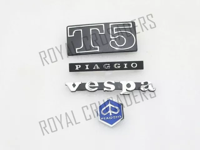 For VESPA LML T5 HORN CASTING, LEGSHIELD, COWL BADGE KIT #VP511