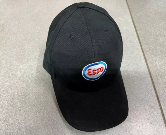 Esso Sponsor Peugeot Velo Cycling Sport Auto F1 Formula 1 Black Cap
