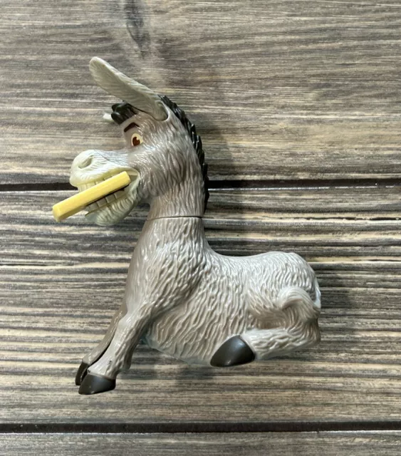 2010 McDonalds Shrek Donkey With Piece In Mouth Kids Happy Meal Toy
