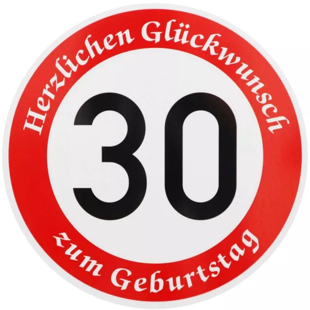 Original Verkehrszeichen Nr. 274-30 Geburtstag Straßenschild Geburtstags-Schild