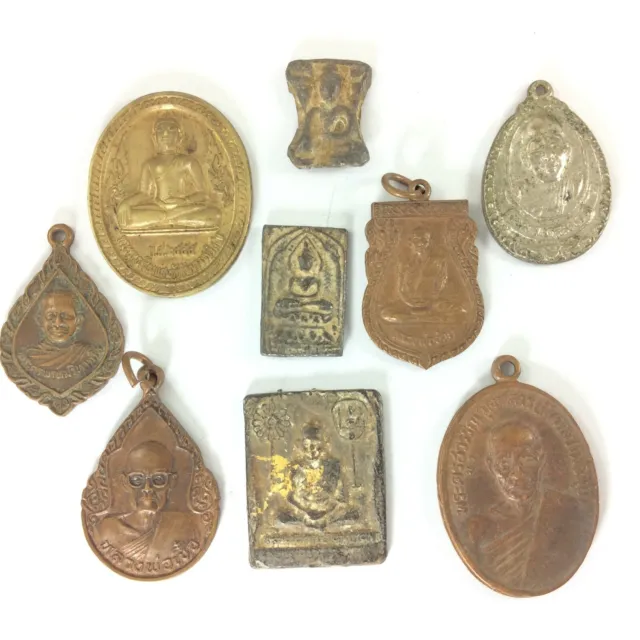 9 Coins Amulet TALISMAN Power Pendant Magic Rare Coin Wealth Charm Protect L3