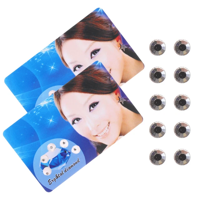 2 Paquetes Dientes Gemas Contador de Cristal Joyería Adornos Hágalo Usted Mismo Dientes
