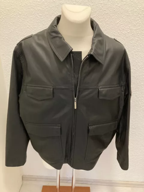 Lederjacke Polizei-Blouson-Hamburger Modell Gr.58