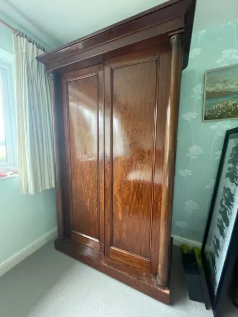 antique mahogany wardrobe