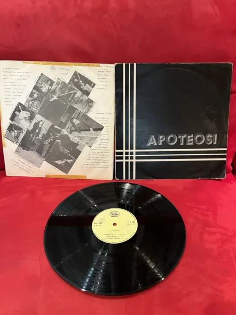 Apoteosi  Italian Prog Rock LP  Vinyl 1975  Vintage Super Rare Vinyl VG+