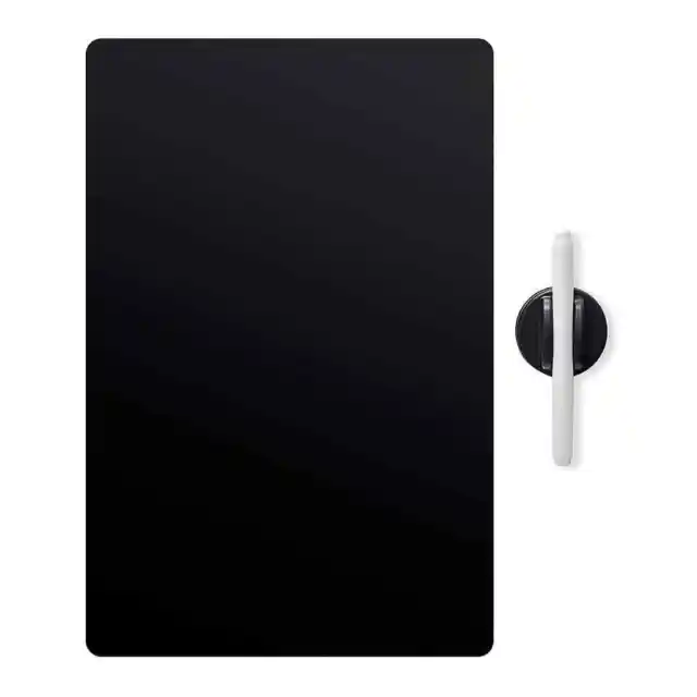 Black A3 Dry Wipe Magnetic Fridge Whiteboard Memo Board Drywipe Notice Board UK