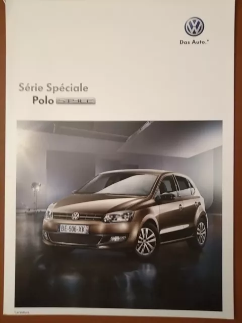 Catalogue / Brochure  Volkswagen Polo Style 04 2011 6 Fr Série Spéciale