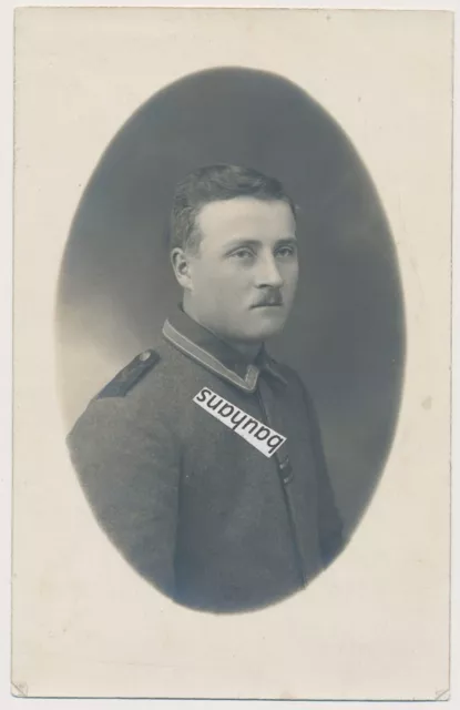 Portrait, Foto ,Soldat (Schulterklappe mit 55) 1.WK (7685x)