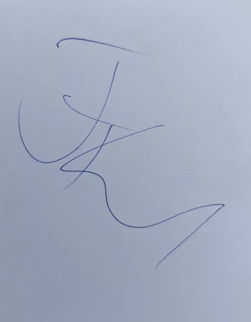 Hand signed white card of JASON KENNY, CYCLING, SPORT autograph