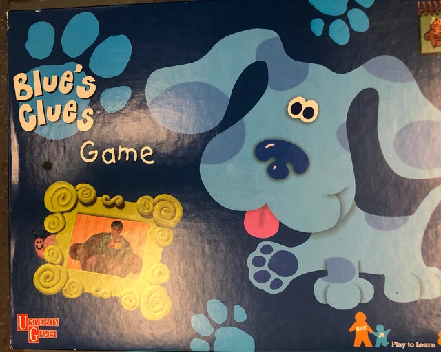 Blues Clues Board Game By University Games Steve 1998 Nick Jr Blues Clues Board Game By University Games Steve 1998 Nick Jr