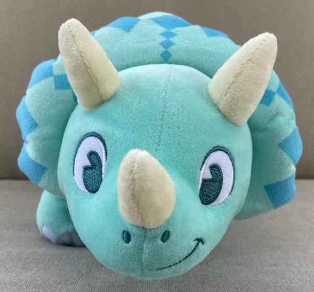 Disney Parks Dino Land Animal Kingdom Triceratops Blue Plush Doll Stuffed