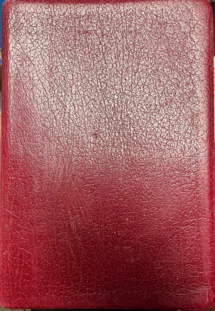 The Amplified Bible Zondervan 1965 Genuine Leather Burgundy
