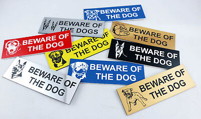Beware Of The Dog Engraved Sign 145Mm X 45Mm